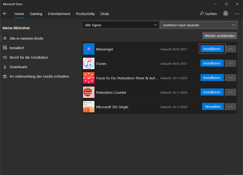 Możesz szybko i łatwo instalować aplikacje na nowym komputerze za pośrednictwem sklepu Microsoft Store