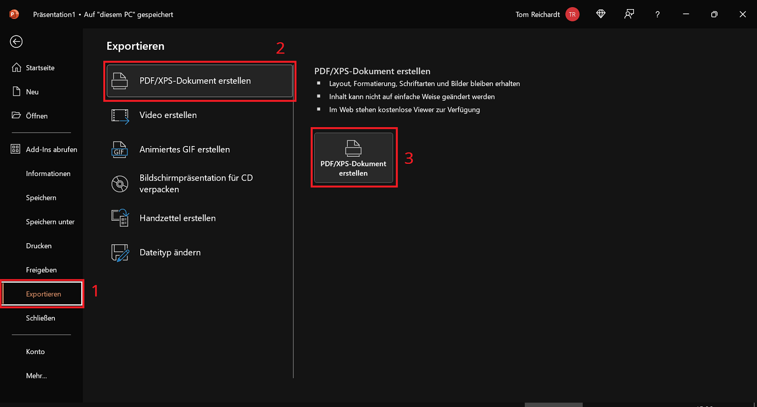 Zapisz PowerPoint jako plik PDF