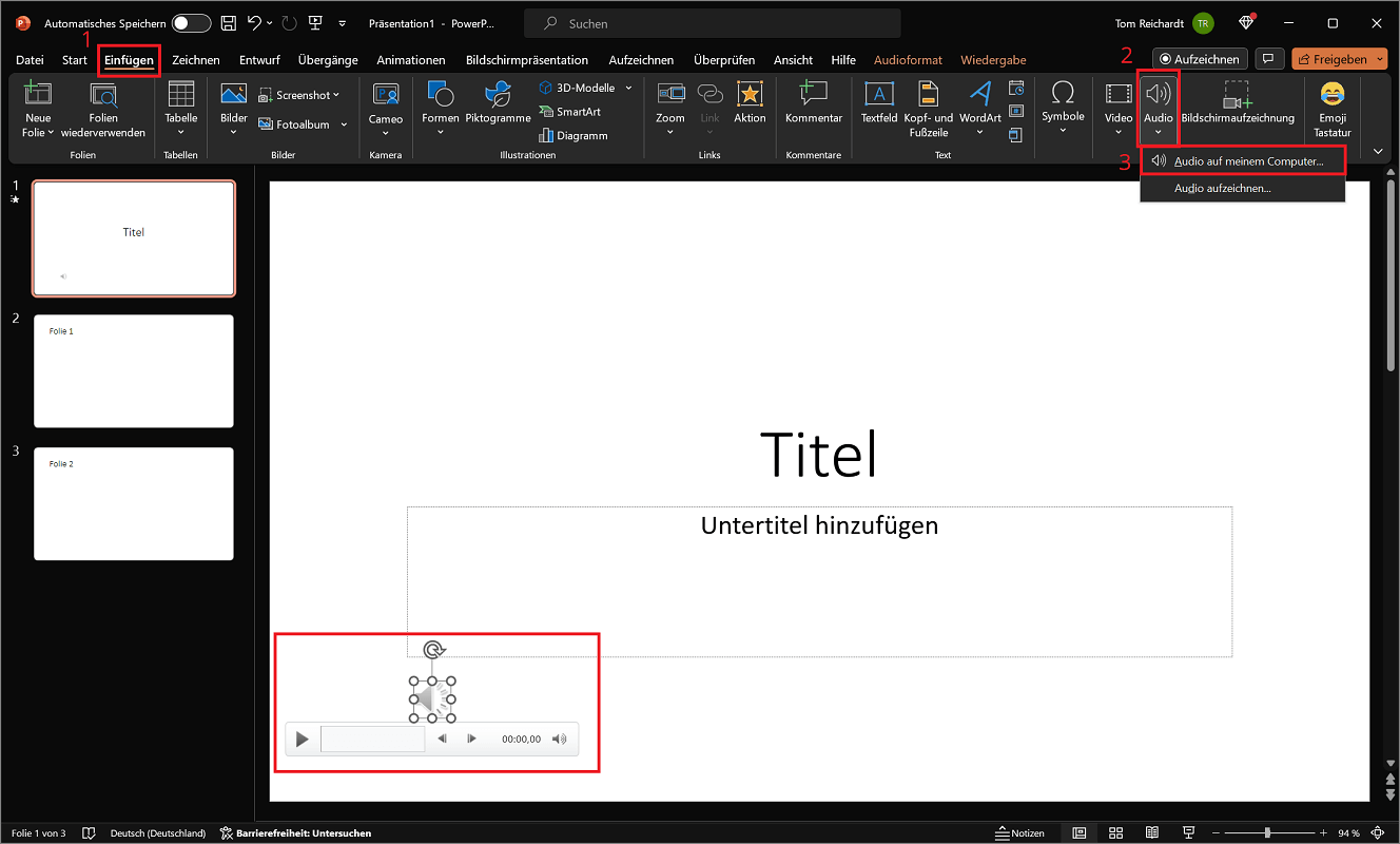 Dodaj muzykę do programu PowerPoint
