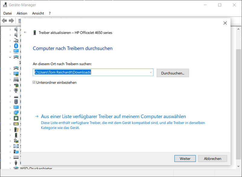 Ręcznie zainstaluj sterowniki w systemie Windows 10 w Menedżerze urządzeń