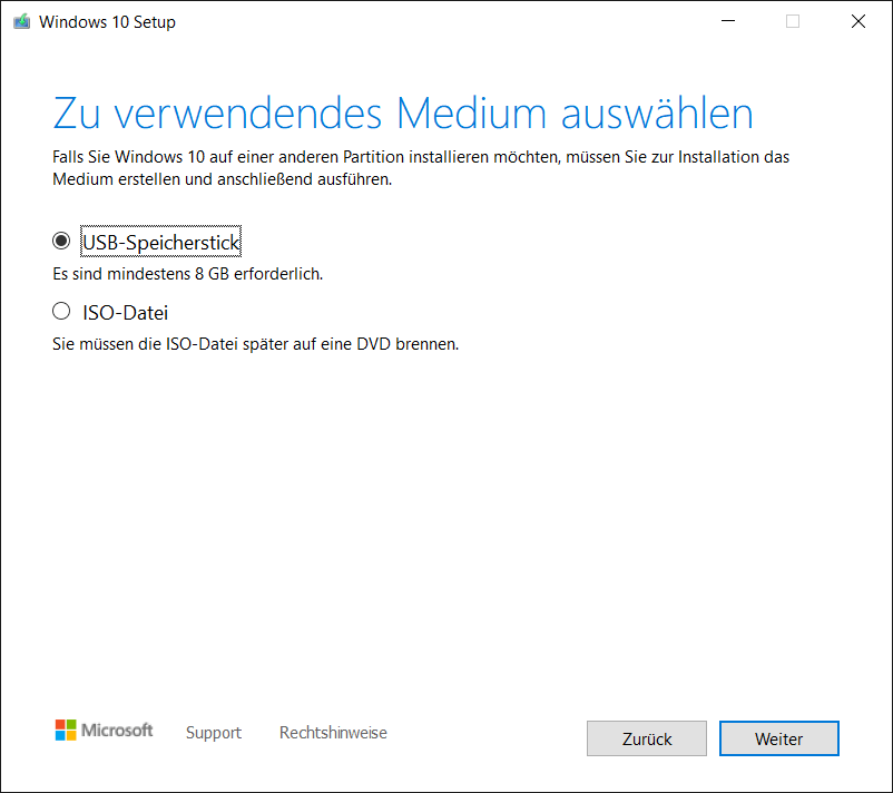 Skonfiguruj instalacyjną płytę DVD lub pamięć USB systemu Windows 10