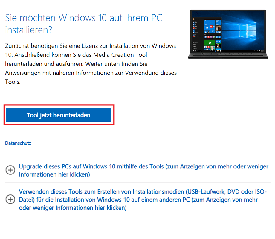 Pobierz ISO systemu Windows 10