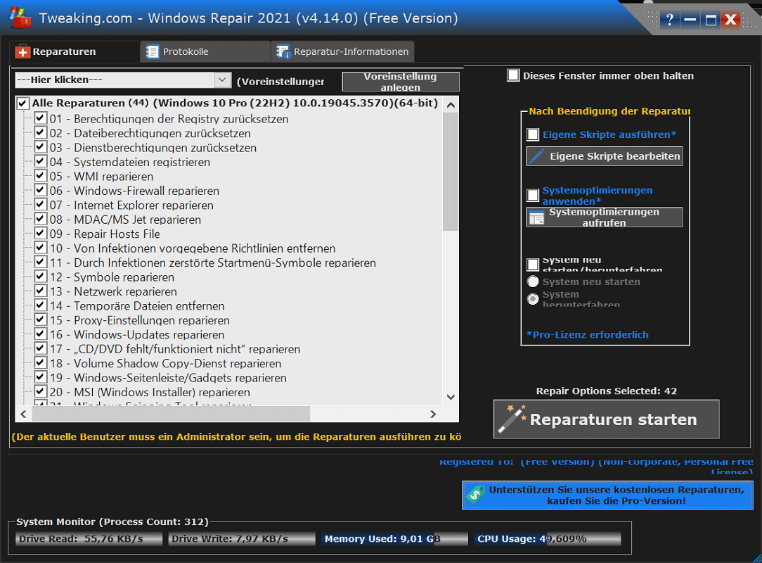 Narzędzie do naprawy systemu Windows można pobrać ze strony Tweaking.com