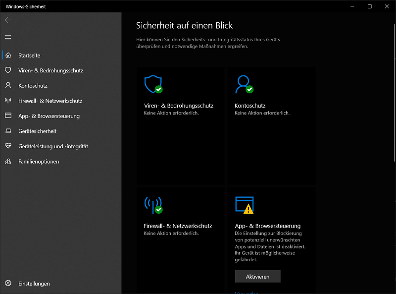 Wszystkie funkcje ochrony antywirusowej systemu Windows Defender w skrócie