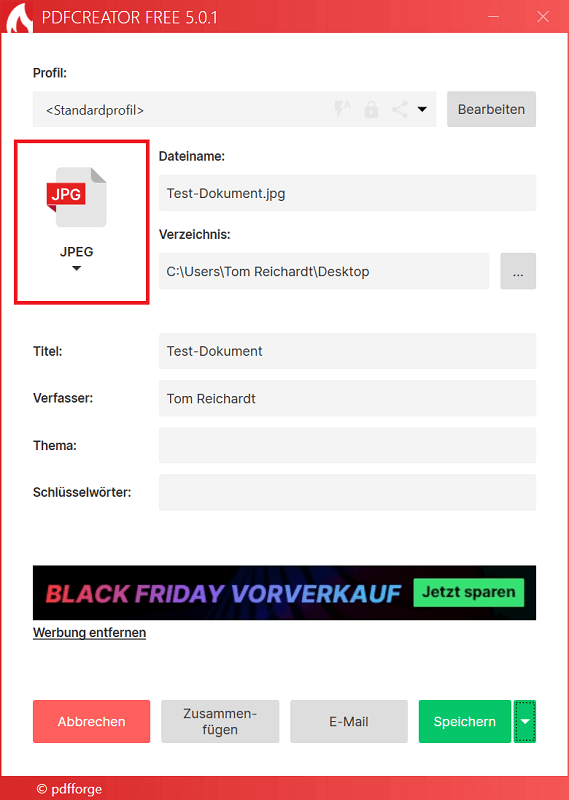 Konwertuj program Word na format PDF za pomocą programu do pobierania PDFCreator