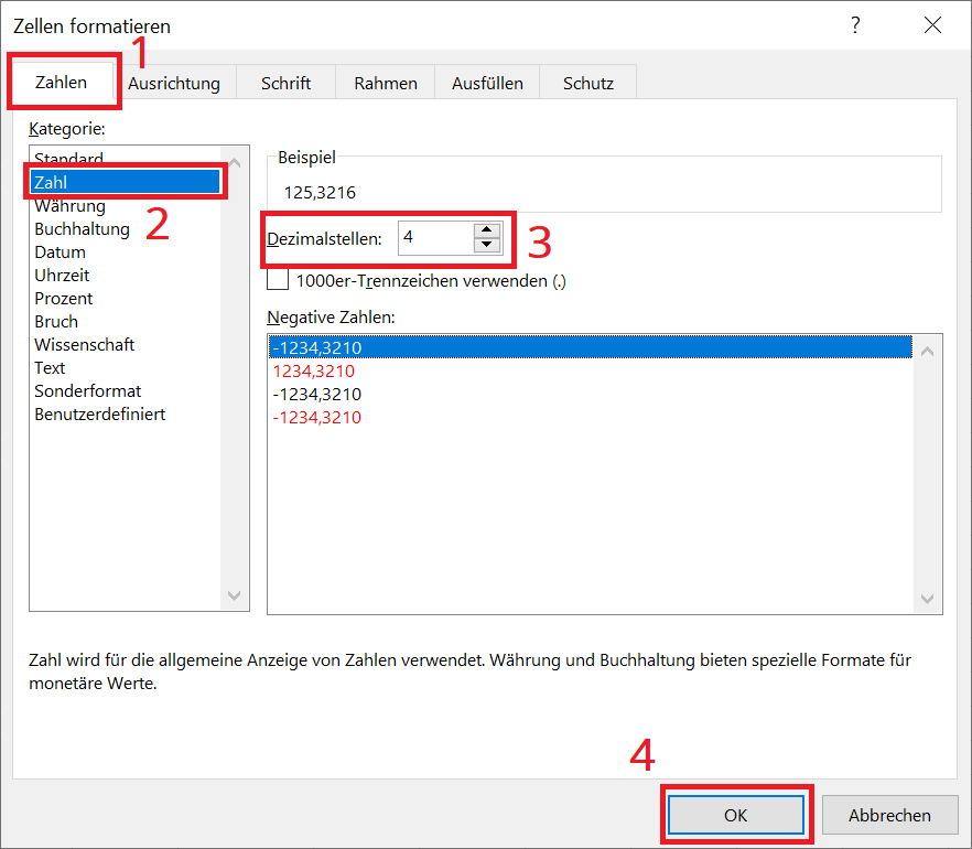 Pokaż dowolne miejsca dziesiętne przy formatowaniu komórek w programie Excel
