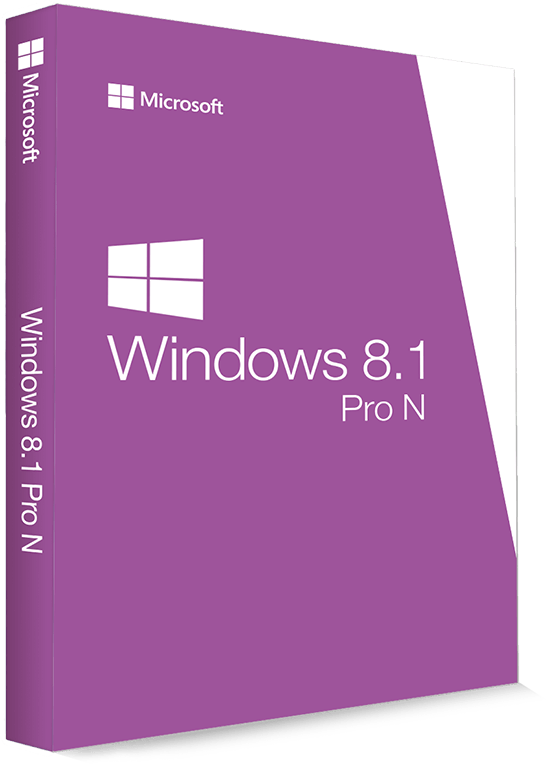 Microsoft Windows 8.1 Professional N 32/64 Bit