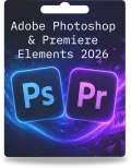 Adobe Photoshop & Premiere Elements 2026 | 1 Benutzer | 3 Jahre