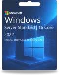 Windows Server 2022 Standard | 16 Core + 50 User CALs + 5 RDS CALs