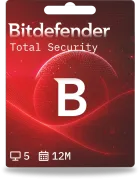 Bitdefender Total Security | 5 urządzeń | 1 rok