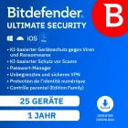 Bitdefender Ultimate Security Family | 25 urządzeń | 1 rok