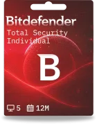 Bitdefender Total Security Individual | 5 urządzeń | 1 rok