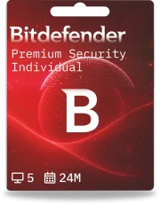 Bitdefender Premium Security Individual | 5 urządzeń | 2 lata