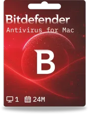 Bitdefender Antivirus dla komputerów Mac | 1 urządzenie | 2 lata