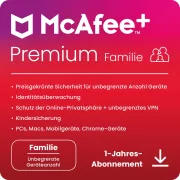 McAfee+ Premium Family | 6 użytkowników | 1 rok