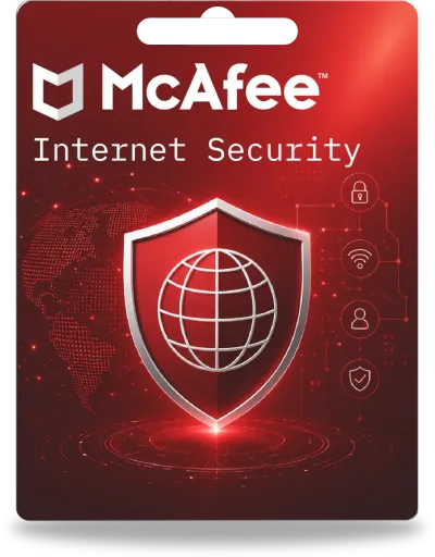 Bezpieczeństwo internetowe McAfee | 3 urządzenia | 1 rok