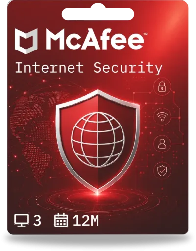 McAfee Internet Security | 3 urządzenia | 1 rok
