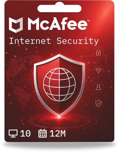 McAfee Internet Security | 10 urządzeń | 1 rok