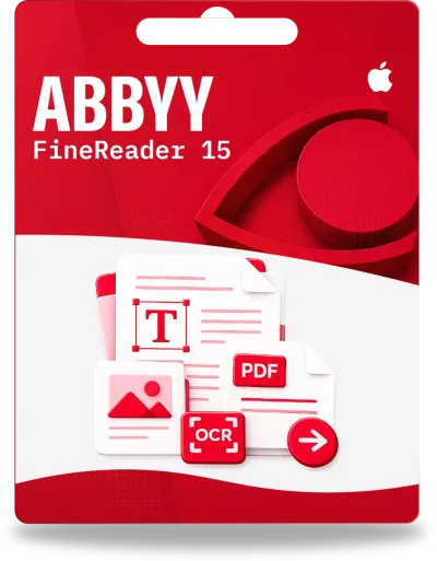 Abbyy Finereader PDF 15 dla komputerów Mac | 1 urządzenie | 1 rok