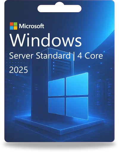 Standard Windows Server 2025 | 4 rdzenie