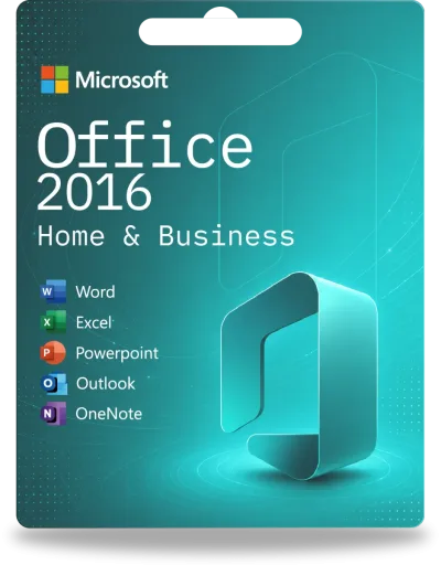 Microsoft Office 2016 Home & Business 32/64 Bit