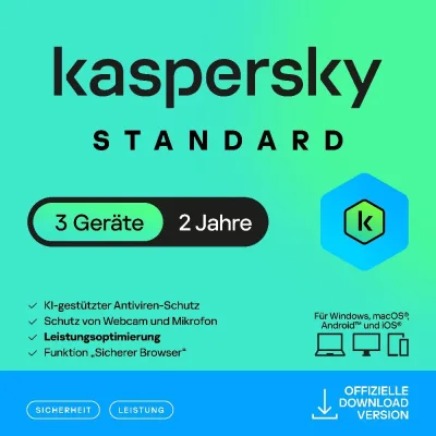 Kaspersky Standard | 3 urządzenia | 2 lata