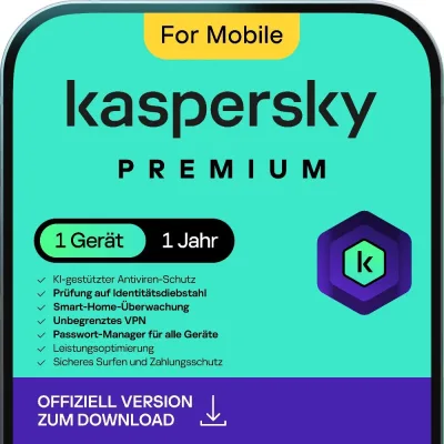 Kaspersky Mobile Premium | 1 urządzenie | 1 rok
