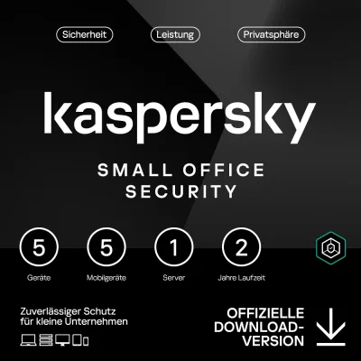 Kaspersky Small Office Security | 5 urządzeń + 1 Server | 2 lata