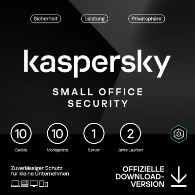 Kaspersky Small Office Security | 10 urządzeń + 1 Server | 2 lata