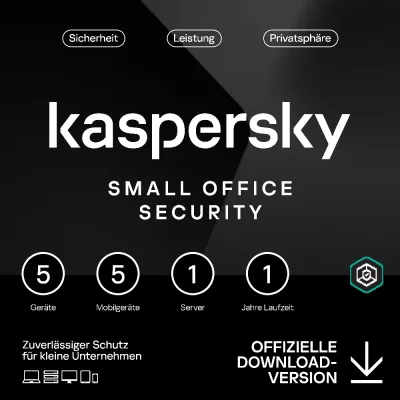 Kaspersky Small Office Security | 5 urządzeń + 1 Server | 1 rok