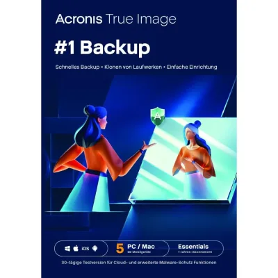 Acronis True Image Essentials | 5 urządzeń | 1 rok