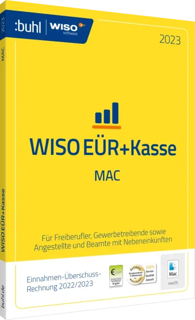 WISO EÜR & Kasse 2023 dla komputerów Mac