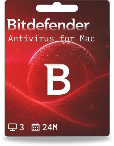 Bitdefender Antivirus dla komputerów Mac | 3 urządzenia | 2 lata