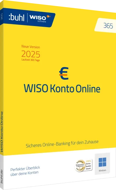 WISO Konto Online 365 (Version 2026) | 1 rok