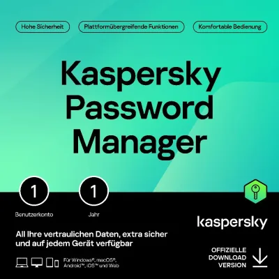 Kaspersky Password Manager | 1 użytkownik | 1 rok