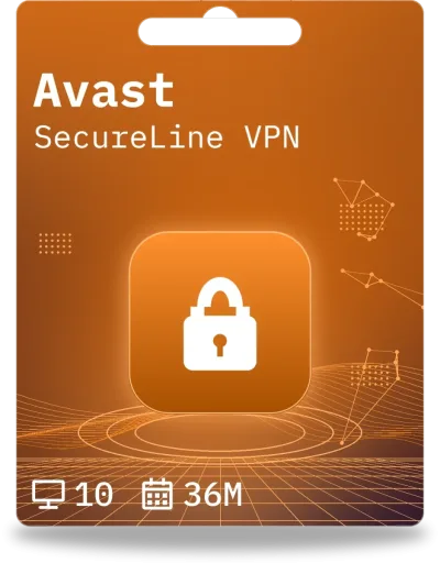Avast SecureLine VPN | 10 urządzeń | 3 lata