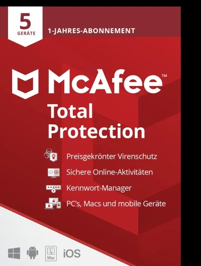 McAfee Total Protection | 1 urządzenie | 1 rok